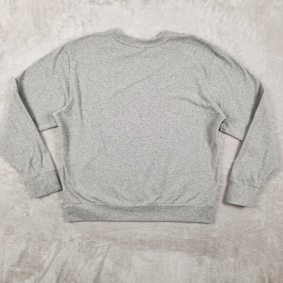 UNIQLO Soft Knitted Sweatshirt Gray Women's Size M - Picture 2 of 9